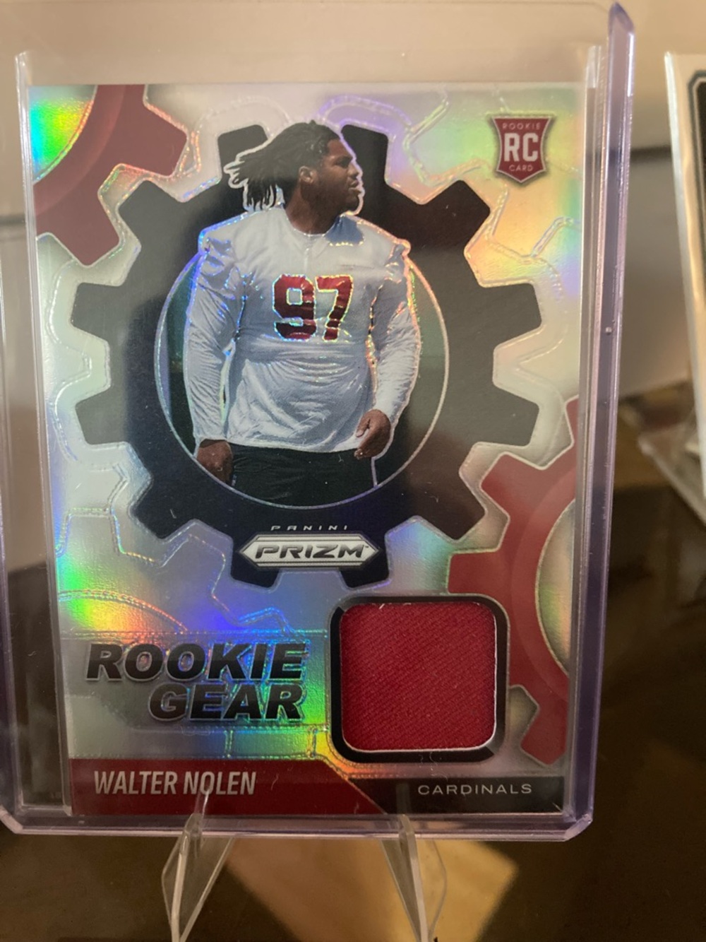 Panini Walter Nolen Card - Red and White